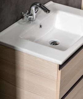 Тумба под раковину Armadi Art Capolda 65см светлое дерево 849-065-LW